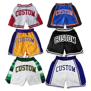 Shorts de basketball personnalisés 100% polyester mesh, taille élastique, antibactériens, respirants, séchage rapide, anti-UV, logo imprimé personnalisé - Product Image 1