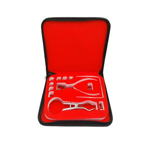 Juego de instrumentos para la aplicación de dique de goma dental, kit de herramientas para procedimientos dentales, abrazadera para dique de goma dental - Product Image 1