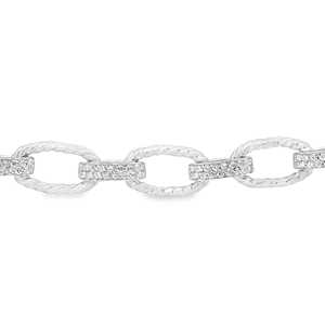 Wholesale Diamond Chain Link <b>Bracelets</b> Pave Set Luxury Adjustable Thick Statement Stacking <b>Bracelets</b> 10K 14K 18K Real <b>Solid</b> Gold - Product Image 3
