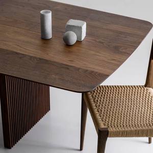 Mesa de Comedor Rectangular Moderna y Ecológica de Madera con Patas de Metal para 4 Personas, Ideal para Hogar, Restaurante y Cafetería - Product Image 2