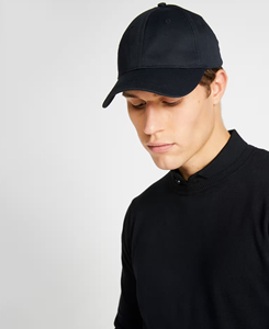 Gorra de Béisbol Negra de 6 Paneles, Unisex, Ajustable, de Color Sólido, de Sarga de Algodón, Informal, para Adultos, para las Cuatro Estaciones - Product Image 4