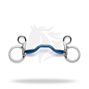 Mors à bas de crête en fer doux Mullen pour chevaux, équipement d'équitation - Product Image 1