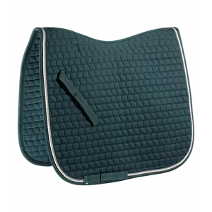 Almohadilla de Montar a Caballo Acolchada Negra con Ribete Blanco, Tela de Microfibra, Diseño Suave y Transpirable, Almohadilla Suave y Transpirable de Calidad al por Mayor - Product Image 3