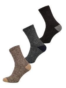 Chaussettes mi-mollet unisexe de haute qualité en tricot épais, douces, extensibles, avec bord côtelé, confortables pour l'hiver et les activités de plein air - Product Image 4