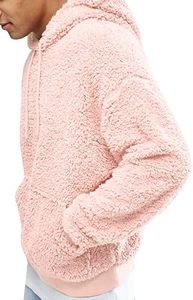 Men's Sherpa <b>Fleece</b> <b>Hoodie</b> Winter Warm <b>Teddy</b> Pullover Sweatshirt Custom Men's <b>Teddy</b> <b>Fleece</b> <b>Hoodie</b> Oversized Sherpa Sweatshirt - Product Image 2