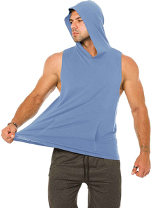 Camisetas sin Mangas para Hombre, Ropa Deportiva Informal, Secado Rápido, Transpirable, para Gimnasio y Deportes, Estilo Vintage con Cuentas, Logotipo Frontal - Product Image 5