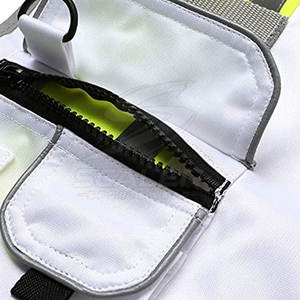 Chaleco de seguridad reflectante duradero con cierre de cremallera para trabajadores de la construcción y sitios de trabajo al aire libre - Product Image 5