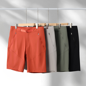 Shorts de sport décontractés pour hommes, vente chaude, en gros, OEM ODM, logo personnalisé disponible, séchage rapide, taille élastique, 100% nylon, durables - Product Image 1