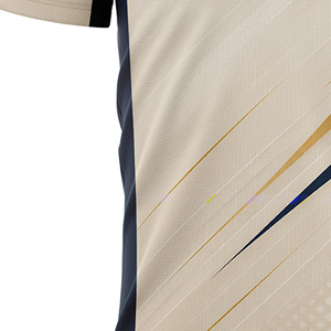 Unisex Round-Neck Soccer Jersey Short Sleeve Sublimated Print Moisture Wicking Lightweight 100% Polyester Geometric Design Front - Product Image 6