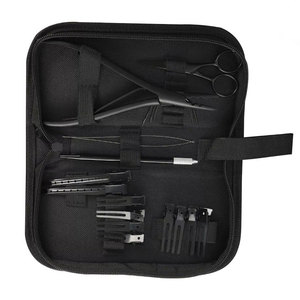 Kit Profesional de Extensiones de Cabello para Salón, Juego Completo para Extensiones de Cabello con Clip, Adhesivas y de Microperlas, con Pinzas de Acero Inoxidable - Product Image 3