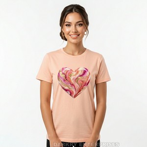 Camiseta de Mujer con Estampado de Dibujos Animados Personalizada, Color Verde Menta, 100% Algodón, Boutique, Camiseta de Moda con Ilustraciones, Fabricante de Camisetas - Product Image 6