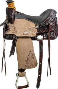 Fourche Western Wade en Fibre de Verre Faite à la Main, Qualité Classique, Personnalisée, en Cuir Premium, pour le Travail au Ranch et l'Équitation - Product Image 2