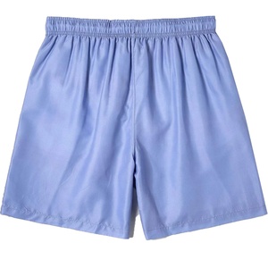 Pantalones cortos de baño con estampado Floral y cintura con cordón para hombre, traje corto de playa personalizado de verano 2025 para hombre, traje de baño liso en blanco para hombre OEM - Product Image 2