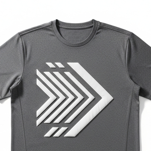 Custom Logo 3D Puff Printing T-Shirt High Quality Cotton Blank Tee Shirt Wholesale Screen Printed Graphic <b>Tshirts</b> - Product Image 5