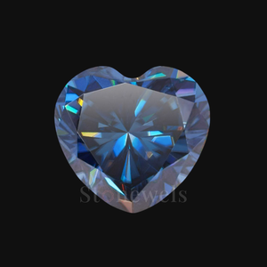 Diamante Cultivado en Laboratorio con Corte Corazón Azul Certificado por IGI, 1CT 2CT 3CT 4CT, Color Fantasía, Piedra Suelta para Joyería y Venta al Por Mayor - Product Image 3