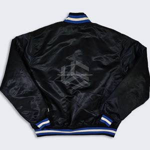 Chaqueta Varsity Personalizada de Satén, Tejida, Transpirable, de Alta Calidad para Hombre, Estilo Vintage de Primavera, Tallas Grandes XL, Bordada 2026 - Product Image 3