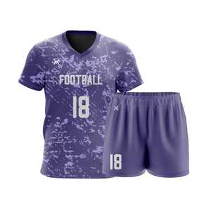 Sports Wear Custom Sublimation Sports Uniform Set V-neck Line Jersey And <b>Shorts</b> Men Sports Jersey <b>Shorts</b> Kit 2pcs Team Uniform - Product Image 1