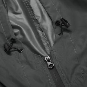 Survêtement de pluie léger et pliable en polyester avec poches latérales doubles, coupe classique, confortable pour toutes les conditions météorologiques et le travail en extérieur - Product Image 5