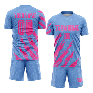 Ensemble de maillots de football personnalisés au design unique, tenue d'entraînement professionnelle pour écoles/clubs, fournisseur OEM pour commandes en gros - Product Image 1