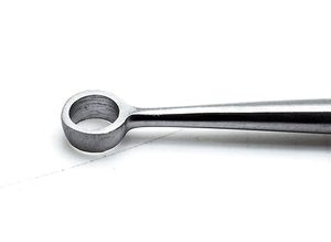 Curette dermique manuelle de haute qualité en acier inoxydable de qualité médicale, certifiée CE, instruments chirurgicaux pour ORL - Product Image 4