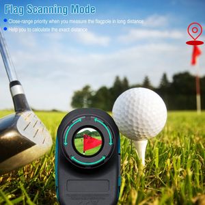 Telémetro Láser Profesional de Precisión para Golf con Aumento de 6X, Medición de Distancia y Ángulo de 656 Yardas y Velocidad - Product Image 5