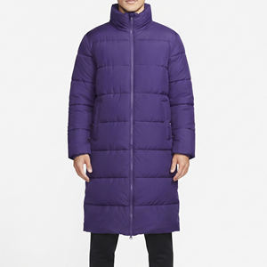 Manteau long matelassé à capuche pour homme, coupe-vent et chaud, idéal pour l'hiver - Product Image 6