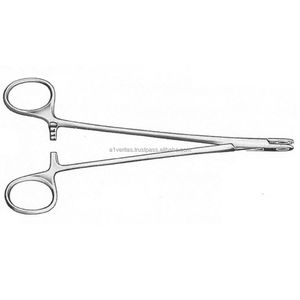 Portaagujas Quirúrgicos de Acero Inoxidable A-1 VERITAS Adson de 18 cm, Reutilizables, Autoclavables, Manuales, de Alta Calidad | - Product Image 3
