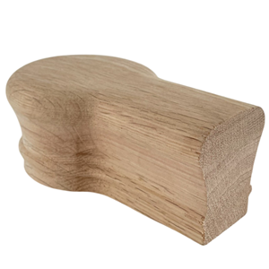 Barandilla de madera tradicional con piezas de escalera de madera de caucho fabricadas con máquina CNC para cualquier escalera de EFS - Product Image 3