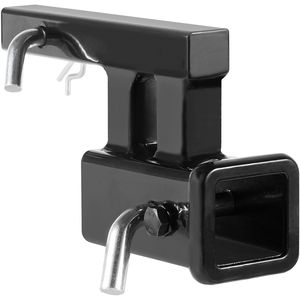 Estensore per Gancio di Traino da 1 1/4''-2'' con Sollevamento/Abbassamento di 4'', Lunghezza di Estensione 6 1/2'', Adattatore per Montaggio Gancio Rimorchio - Product Image 1