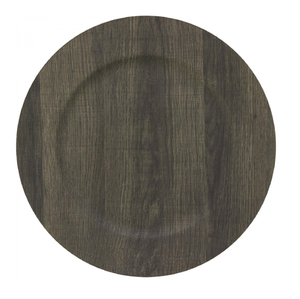 Nouvelles assiettes de présentation en bois de style moderne, de forme ronde, parfaites pour la maison et les tables de mariage, vaisselle et assiettes. - Product Image 2