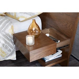 Letto in Legno Clark King con 2 Comodini - Product Image 4