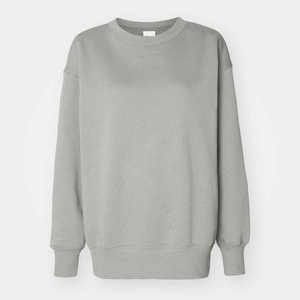 เสื้อสเวตเตอร์ไหมพรมคอกลมทรงโอเวอร์ไซส์สำหรับผู้ชาย แขนเสื้อแบบดรอปโชว์เดอร์ ผ้าฝ้าย สวมใส่สบาย ไม่ยับง่าย เหมาะสำหรับฤดูใบไม้ร่วง - Product Image 2