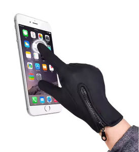 Breathable <b>Bike</b> Gloves Full <b>Finger</b> Pad Cycling Gloves Touchscreen Reflective Mountain Biking Bicycle Gloves Wholesale Price - Product Image 6