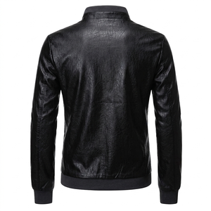 Veste décontractée pour homme, style safari, automne, imperméable, polyester, fermeture éclair, grande taille, couleur unie, qualité supérieure, Amazing Industries - Product Image 2