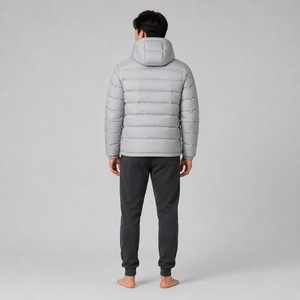 <b>Puffer</b> <b>Jacket</b> Waterproof Breathable Windproof Cotton Filled <b>Men's</b> High Street 2026 Custom Collared Canvas Winter <b>Hooded</b> - Product Image 2