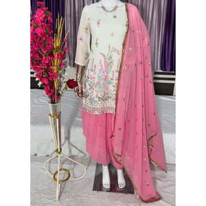 Ensemble Dupatta haut-bas et magnifique pour femmes - Product Image 1