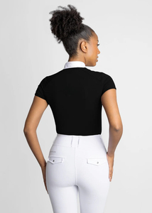 Chemise d'équitation pour femme en tissu doux avancé 2026 – Confort, ajustement extensible et style moderne – Chemises de concours OEM - Product Image 4