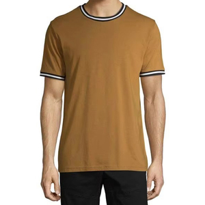 เสื้อยืดผ้าไหมแขนสั้นผู้ชาย สีพื้น ใส่สบาย ทรงหลวม เรียบง่าย สำหรับขายออนไลน์ - Product Image 1