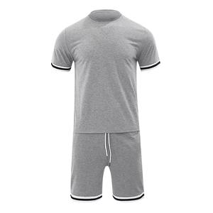 Ensemble décontracté confortable en coton pour homme : T-shirt et short pour l'été – Conception personnalisée OEM, commandes en gros - Product Image 5