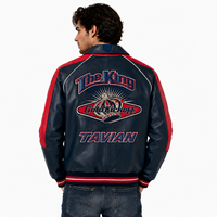 Blouson universitaire en cuir véritable pour homme, vêtement d'extérieur haut de gamme pour l'automne, patchwork brodé, logo personnalisé, marque privée, vente en gros