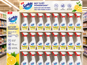 SUNLIGHT Kitchen <b>Cleaning</b> Snow <b>Foam</b> Powerfoam 500ml x 12 bottles - Product Image 5