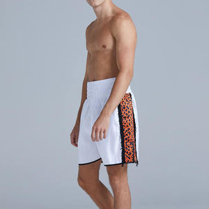 Shorts de boxe personnalisés OEM, fabricant de shorts de ring en satin à taille haute, vente en gros, approvisionnement direct usine - Product Image 2