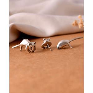 Pendientes de Plata Meera Jaipur India Modelo MTER550 - Product Image 4