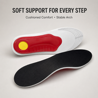 Coussinets de talon en gel respirant et souple, conception ergonomique, conçus avec précision, standardisés, construction robuste, inserts de chaussures pour la course à pied