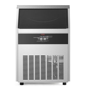 Macchina per il Ghiaccio Professionale da Cucina, Produzione 200 libbre/24H, Capacità di Stoccaggio 66 libbre, 108 Cubetti di Ghiaccio, 15 Minuti, Display Digitale LED - Product Image 1
