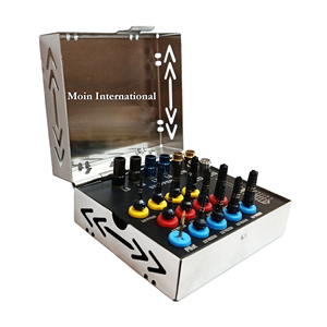 Premium Dental Surgical Implant Drill Kit with Adjustable Depth Stop Collars Professional Grade Reusable Implantology <b>Tools</b> - Product Image 2