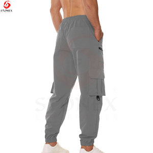 <b>Men's</b> <b>Stretch</b> 100% Cotton Cargo Pants Breathable Quick Dry Lightweight Utility Trousers for Hiking Trekking Camping Travel Daily - Product Image 2