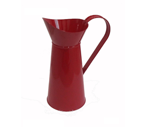 Customized Surface Vintage Style Metal Pitcher with Elegant Handle for Decorative Flower Display and Rustic Interior Styling - Product Image 6