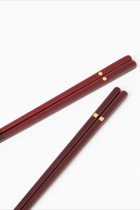 Wooden Round <b>Chopsticks</b> Minimalist Smooth <b>Reusable</b> Flatware for Asian Meals Natural Color Wooden <b>Chopsticks</b> Wenge Wood <b>Chopstick</b> - Product Image 5