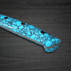 Couteau de chef en acier Damas, fait main, à motif, outil de découpe professionnel, prise en main confortable pour la cuisine - Product Image 4